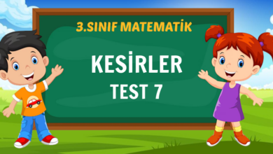 KESİRLER TEST 7