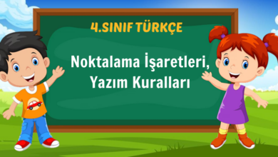 Noktalama İşaretleri, Yazım Kuralları