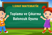 Toplama ve Çıkarma Baloncuk Oyunu
