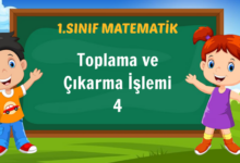 Toplama ve Çıkarma İşlemi 4