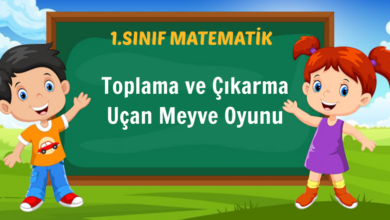 Toplama ve Çıkarma Uçan Meyve Oyunu