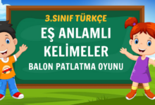 EŞ ANLAMLI KELİMELER