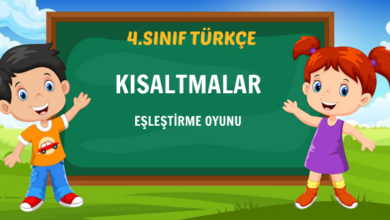 KISALTMALAR