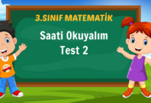 Saati Okuyalım Test 2