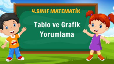 Tablo ve Grafik Yorumlama