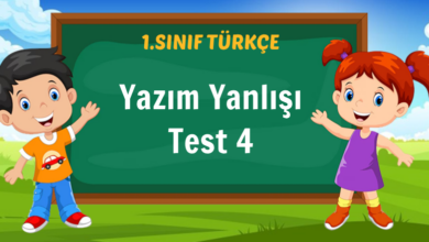 Yazım Yanlışı Test 4
