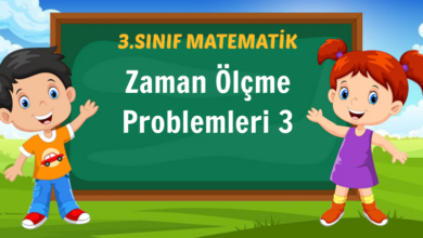 Zaman Ölçme Problemleri 3