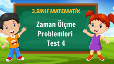 Zaman Ölçme Problemleri 4