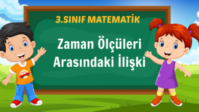Zaman Ölçüleri Arasındaki İlişki
