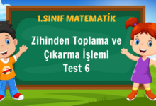 Zihinden Toplama ve Çıkarma