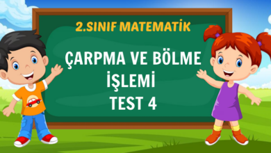 ÇARPMA VE BÖLME İŞLEMİ TEST 4