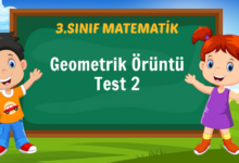 Geometrik Örüntü Test 2