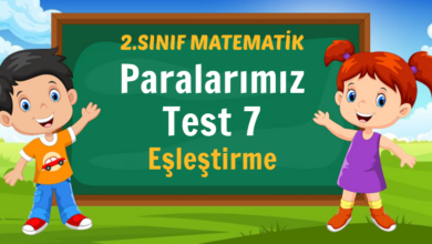 Paralarımız Test 7