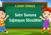 Satır Sonuna Sığmayan Sözcükler