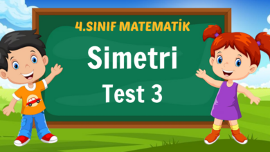 Simetri Test 3