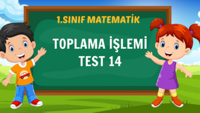 TOPLAMA İŞLEMİ TEST 14