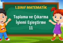 Toplama ve Çıkarma İşlemi Eşleştirme 11