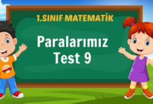 Paralarımız Test 9