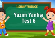 Yazım Yanlışı Test 6