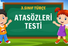 atasözleri testi