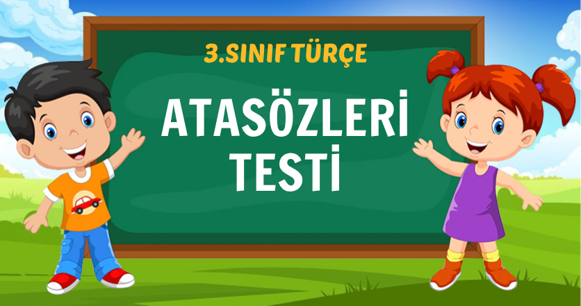 atasözleri testi
