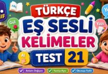 eş sesli kelimeler 21