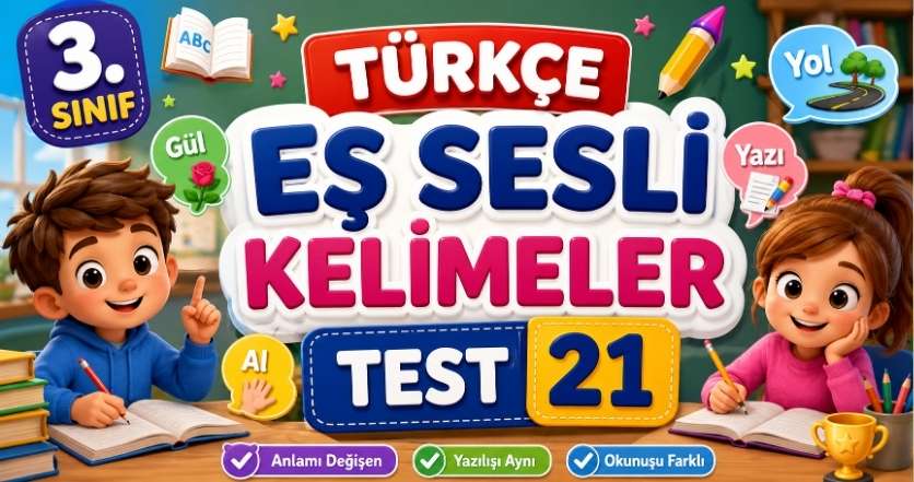 eş sesli kelimeler 21