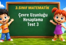 Çevre Uzunluğu Hesaplama Test 3