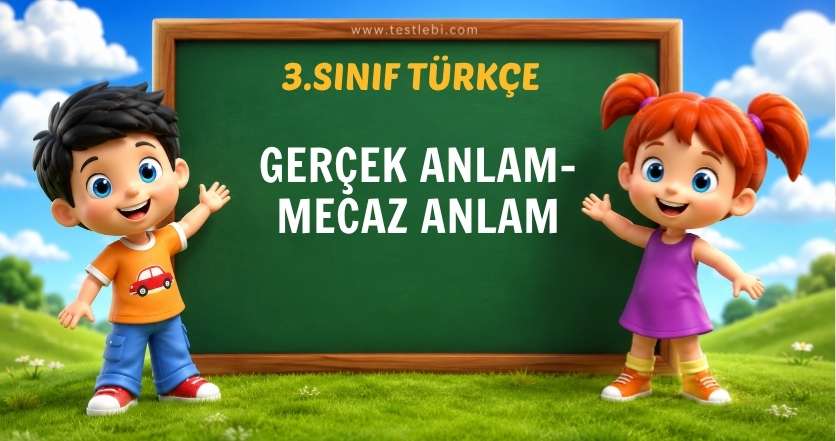 GERÇEK ANLAM-MECAZ ANLAM