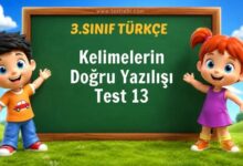 Kelimelerin Doğru Yazılışı 13