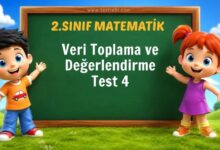 Veri Toplama ve Değerlendirme Test 4