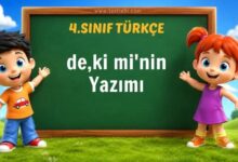de,ki mi'nin Yazımı