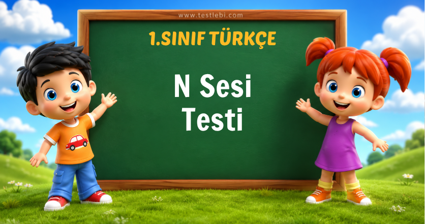 1. Sınıf Türkçe N Sesi Testi