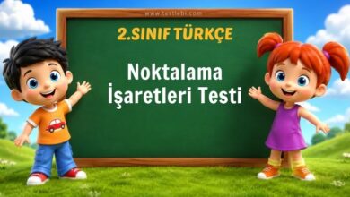 2. Sınıf Noktalama İşaretleri Testi