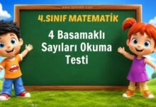 4 Basamaklı Sayıları Okuma Testi