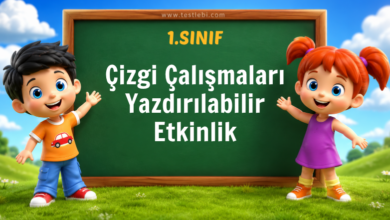 Çizgi Çalışmaları Yazdırılabilir Etkinlik