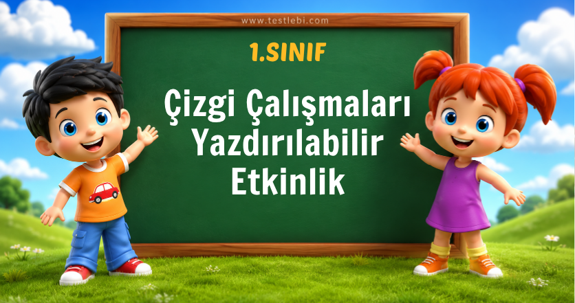 Çizgi Çalışmaları Yazdırılabilir Etkinlik