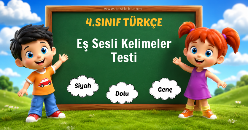Eş Sesli Kelimeler Testi