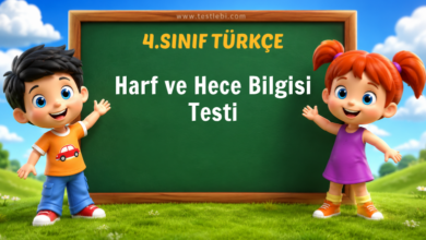 Harf ve Hece Bilgisi Testi