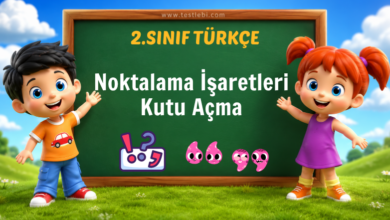 2. Sınıf Noktalama İşaretleri Kutu Açma