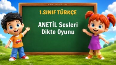 ANETİL Sesleri Dikte Oyunu