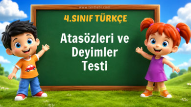 Atasözleri ve Deyimler Testi