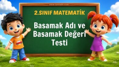 Basamak Adı ve Basamak Değeri Testi