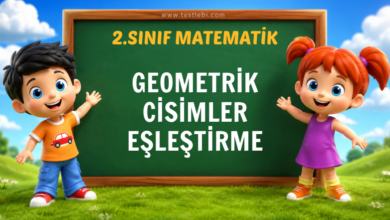GEOMETRİK CİSİMLER EŞLEŞTİRME