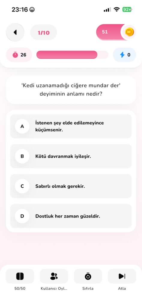 TestLebi uygulama ekranı 3